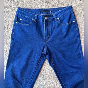 Tahari Women's Blue Straight Jeans